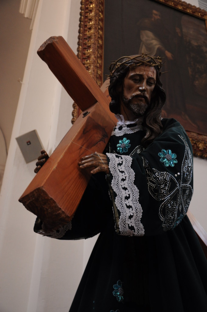 Barokowy Jezus, Kościół La Merced, Antigua, Gwatemala, fot. Ula Kupińska
