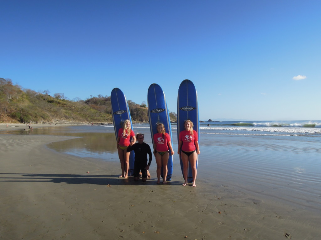 Szkółka surfingowa, Playa Maderas, Nikaragua, fot. M. Lehrmann